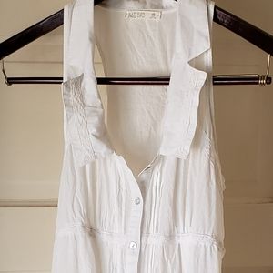 Cotton button up tunic